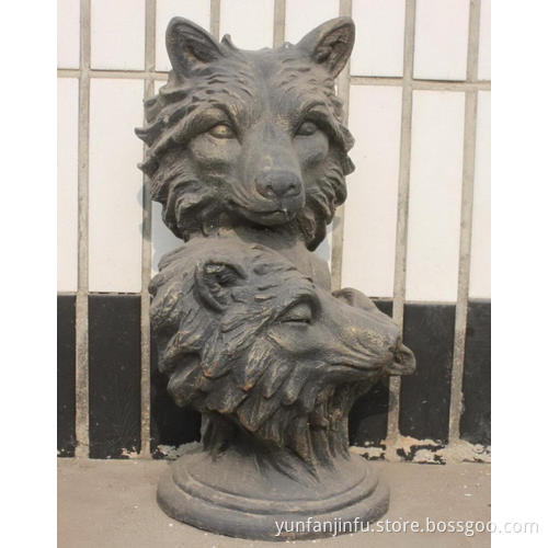 cast iron animal banks metal animal for Garden and Home Decoration